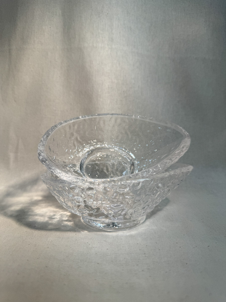 Glass avocado dishes