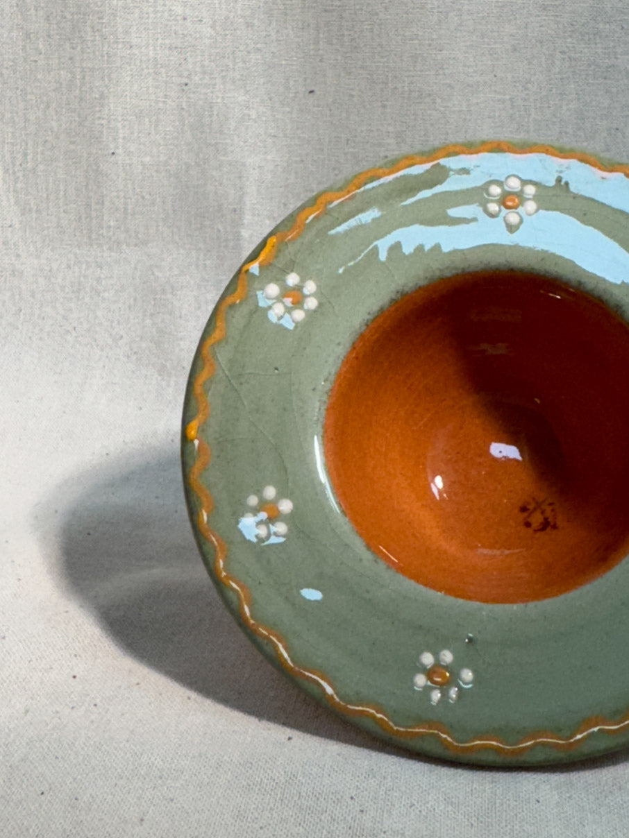 Terracotta eggcup