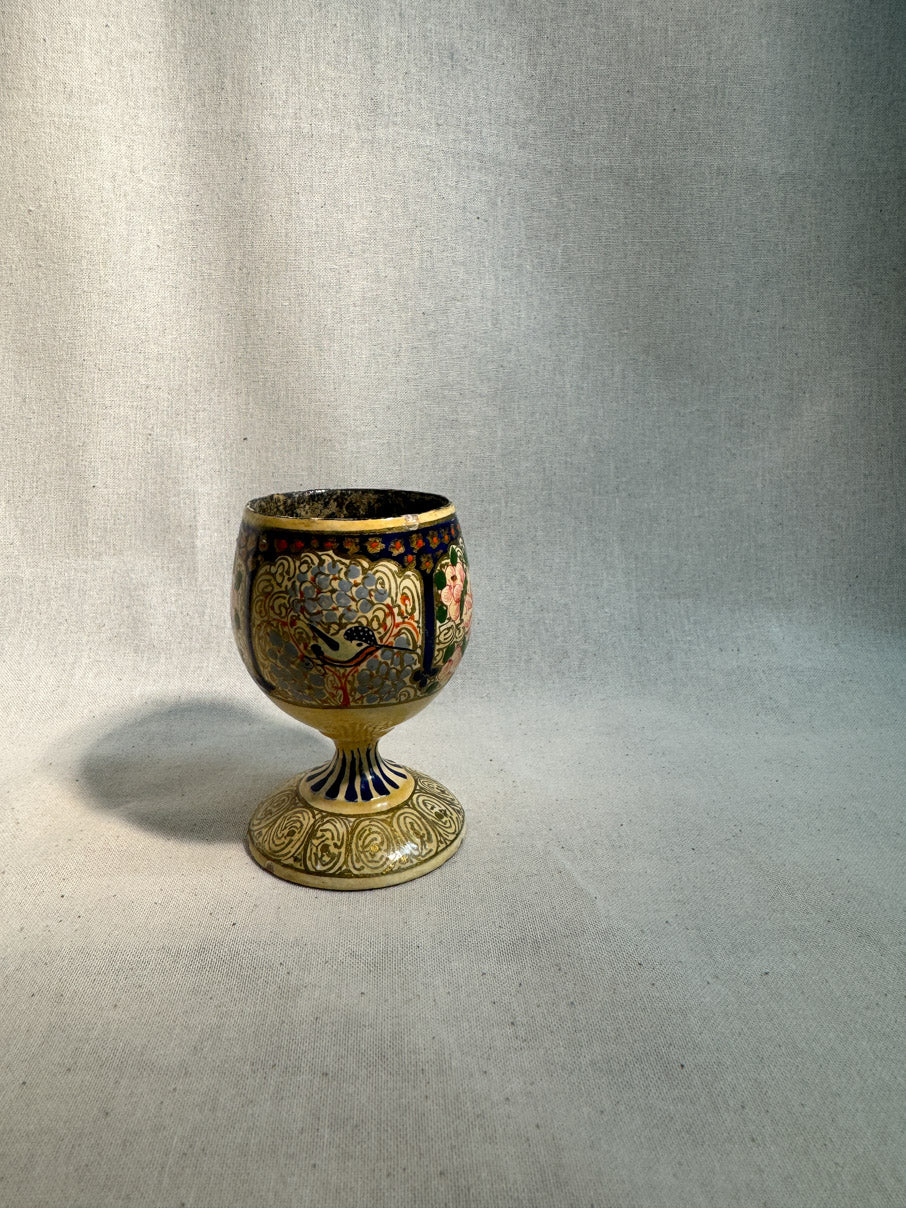 Decorative wooden eggcup