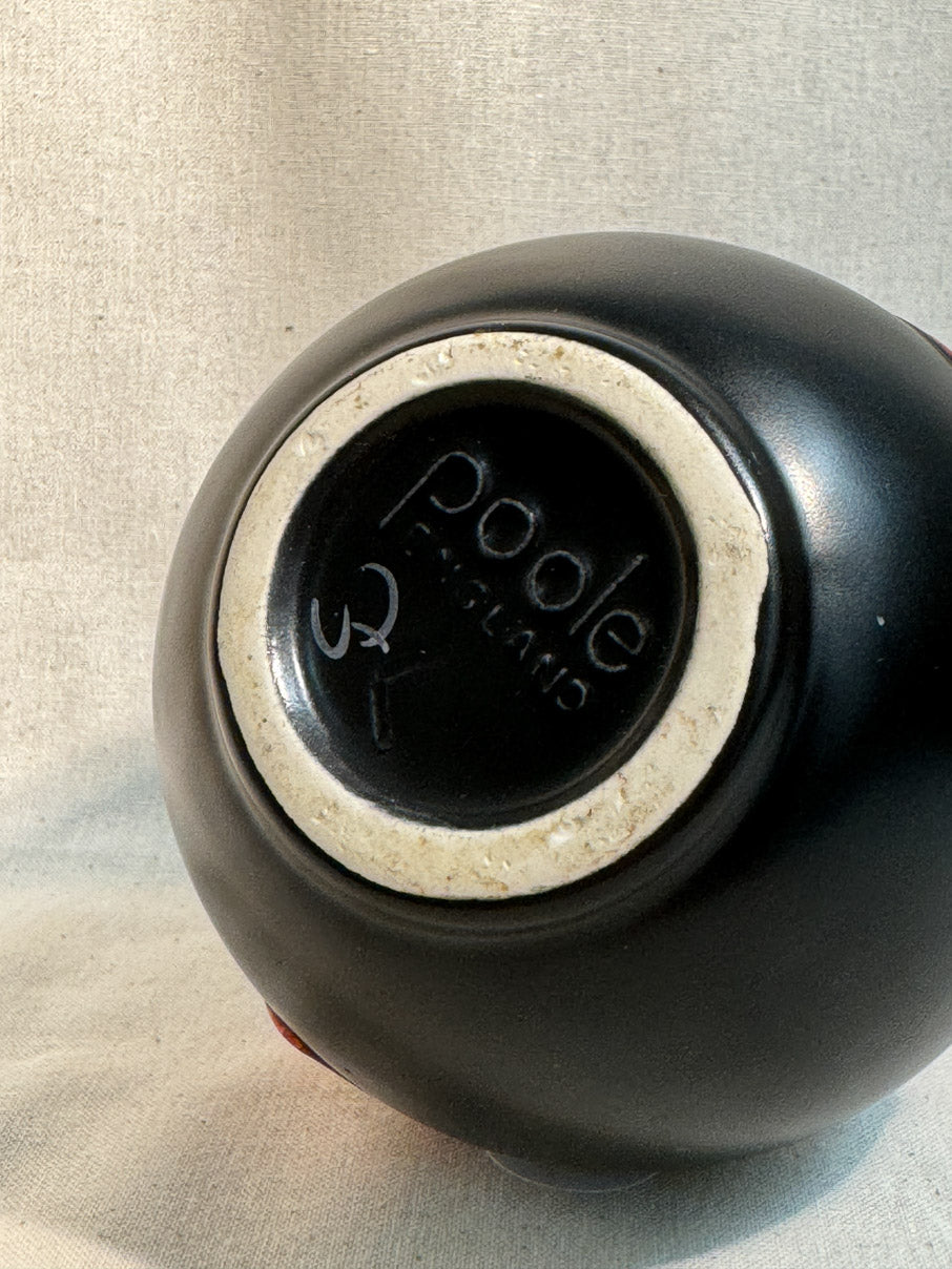 Mid Century Vintage Poole Pottery pottery lava vase