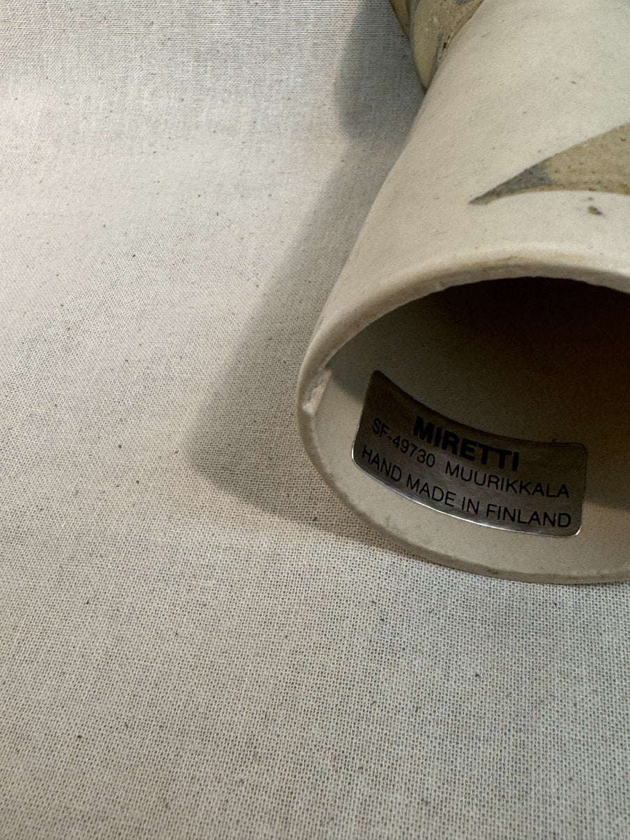 Handmade Finnish ceramic tealight holder