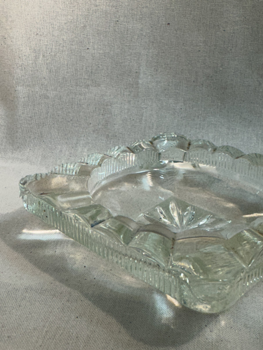 Small glass ashtray