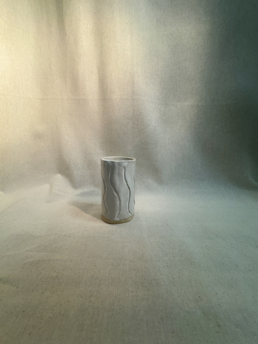 Handmade ceramic bud vase