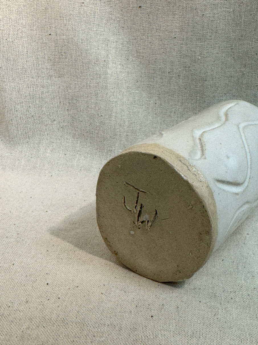 Handmade ceramic bud vase