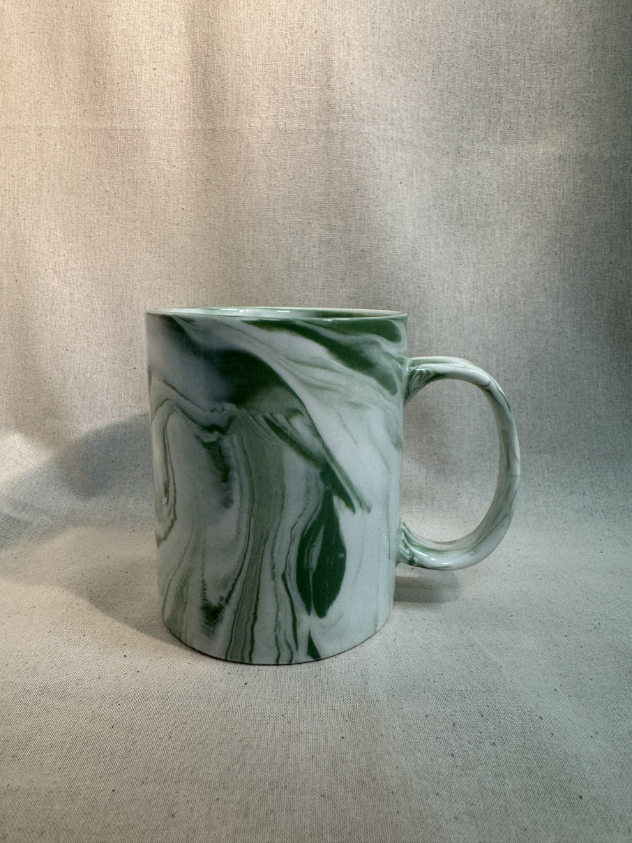 Marbled ceramic mug