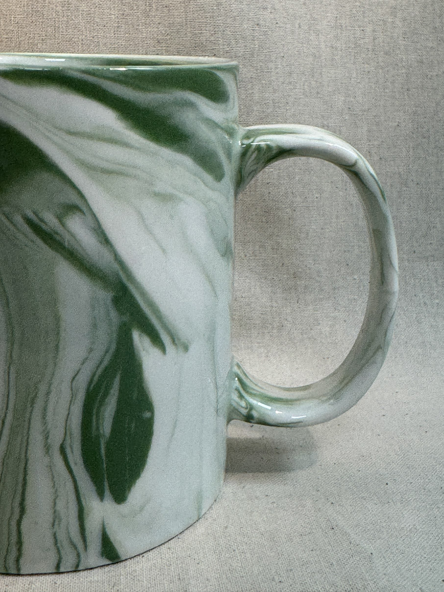 Marbled ceramic mug