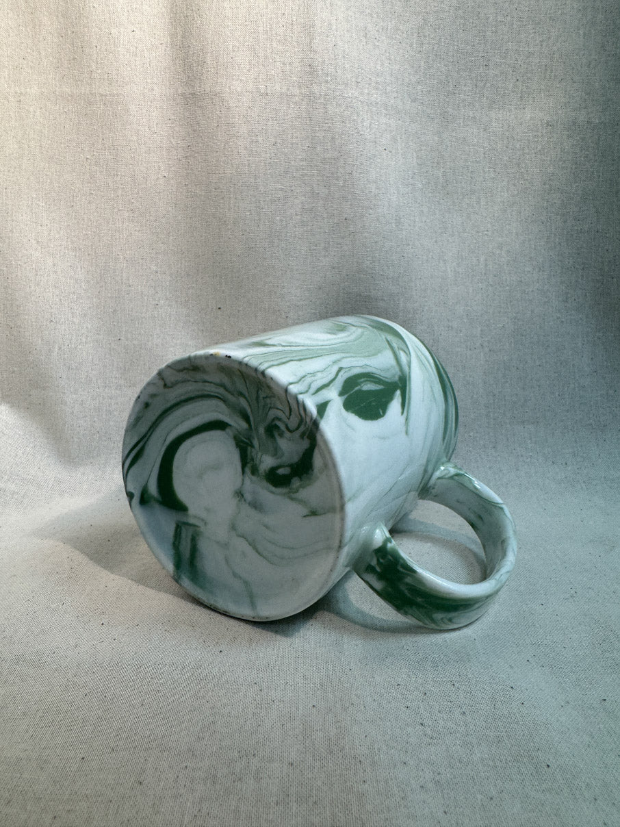 Marbled ceramic mug