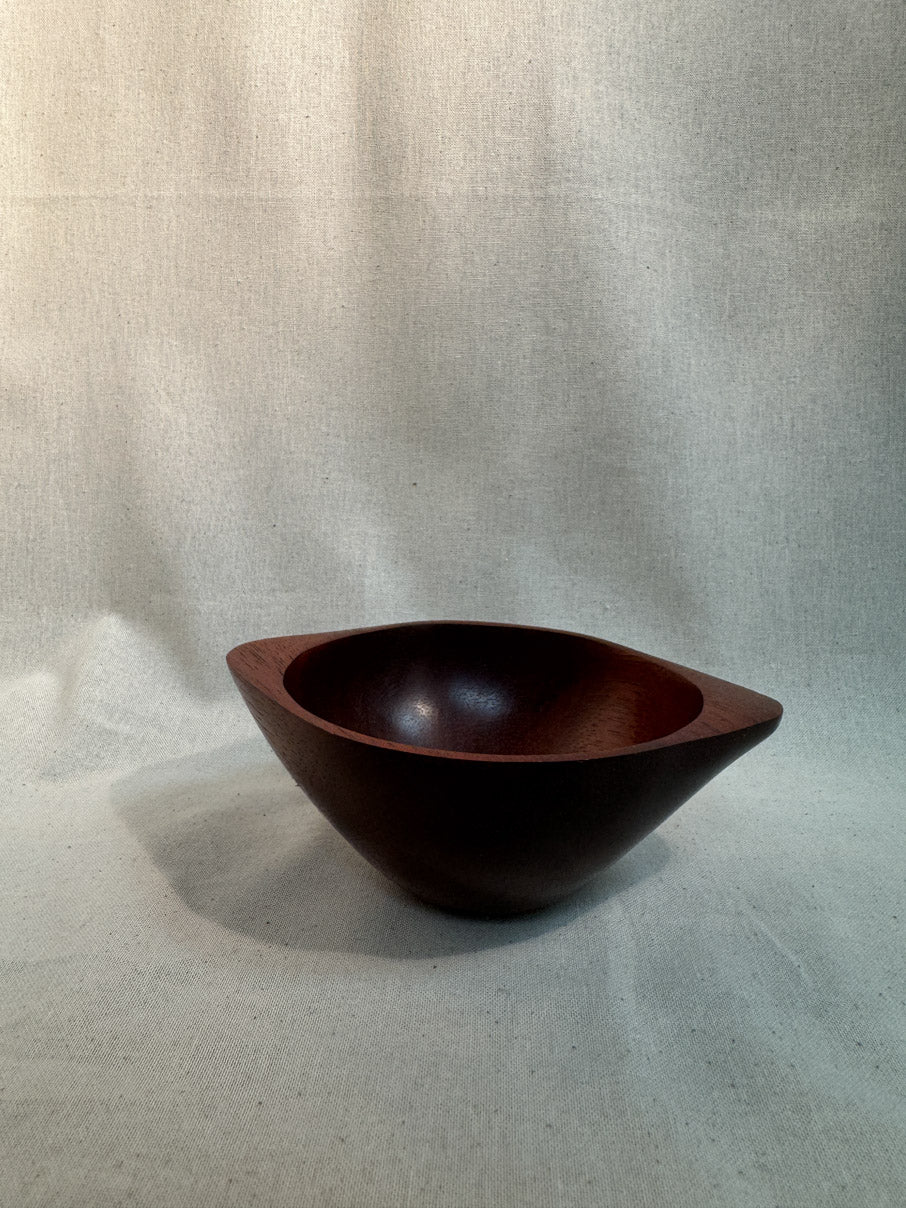 Carved wooden bowl