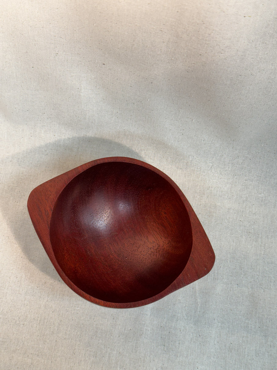 Carved wooden bowl