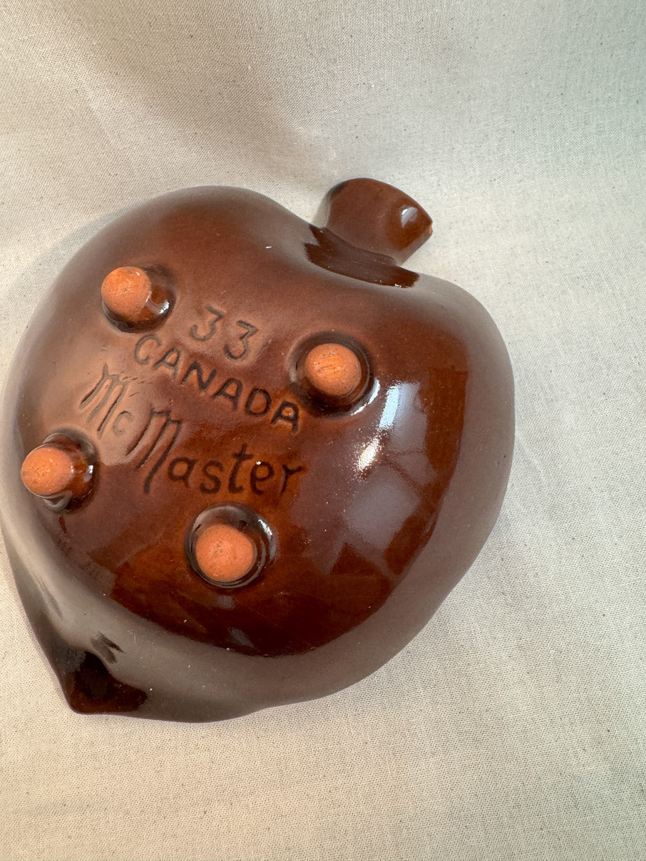 Maple leaf ceramic dish