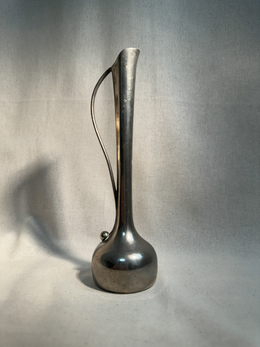 Silver Art Deco bud vase