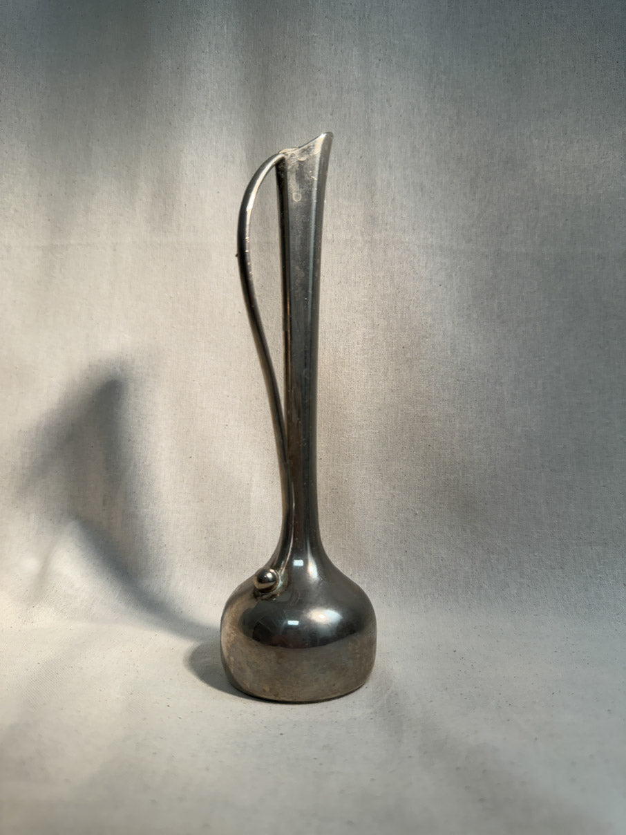 Silver Art Deco bud vase