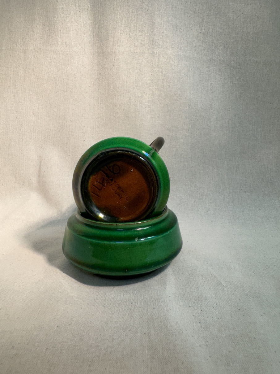 1920s Watcombe Pottery Sugar Bowl and Cream Jug