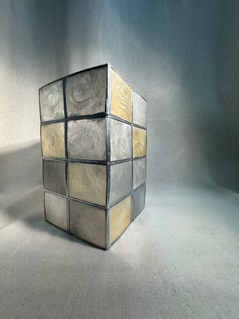 Capiz shell small lampshade