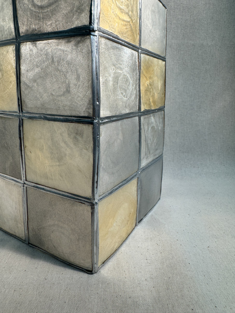 Capiz shell small lampshade