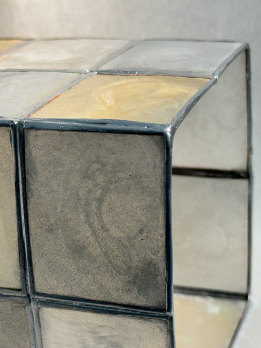 Capiz shell small lampshade