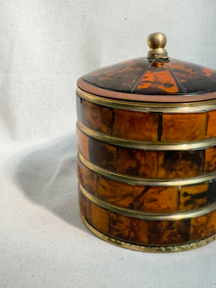 Tortoiseshell coloured jewellery box