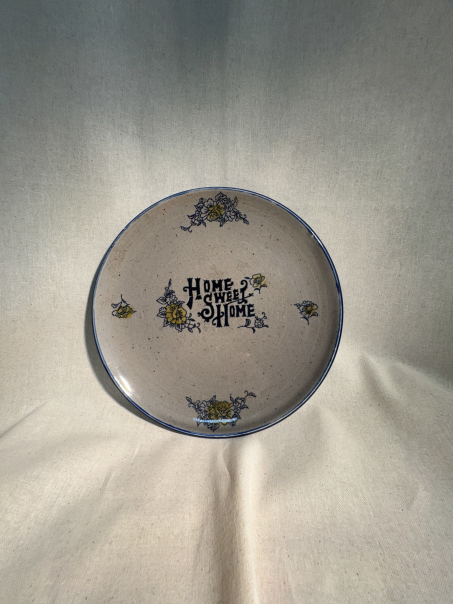 Home Sweet Home - Japanese painted plate