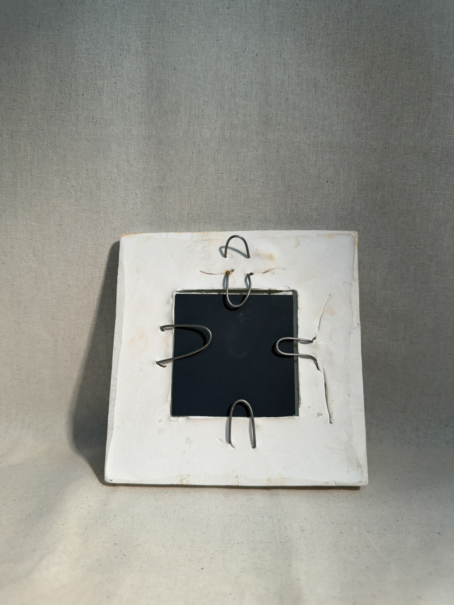 Plaster shell mirror