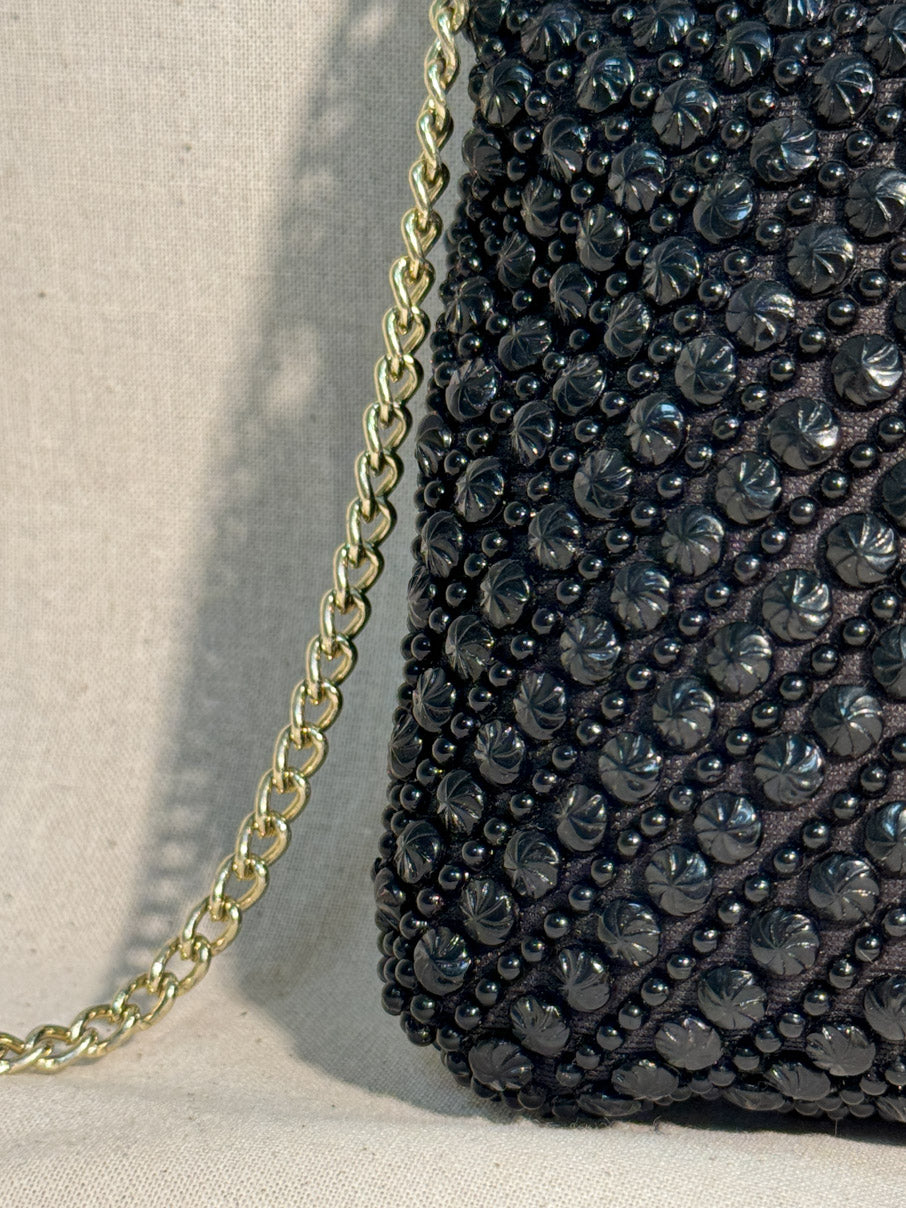 Beaded evening bag