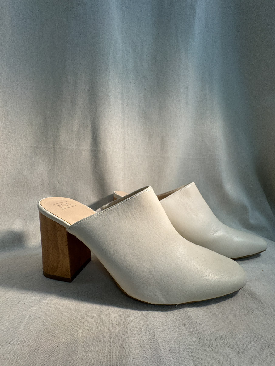Cream heeled mules (7)