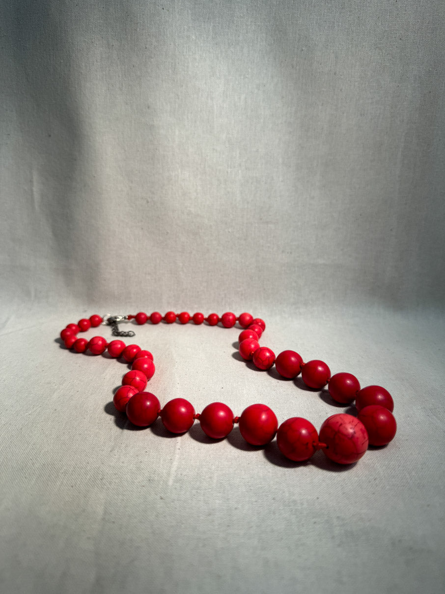 Netstone bead necklace