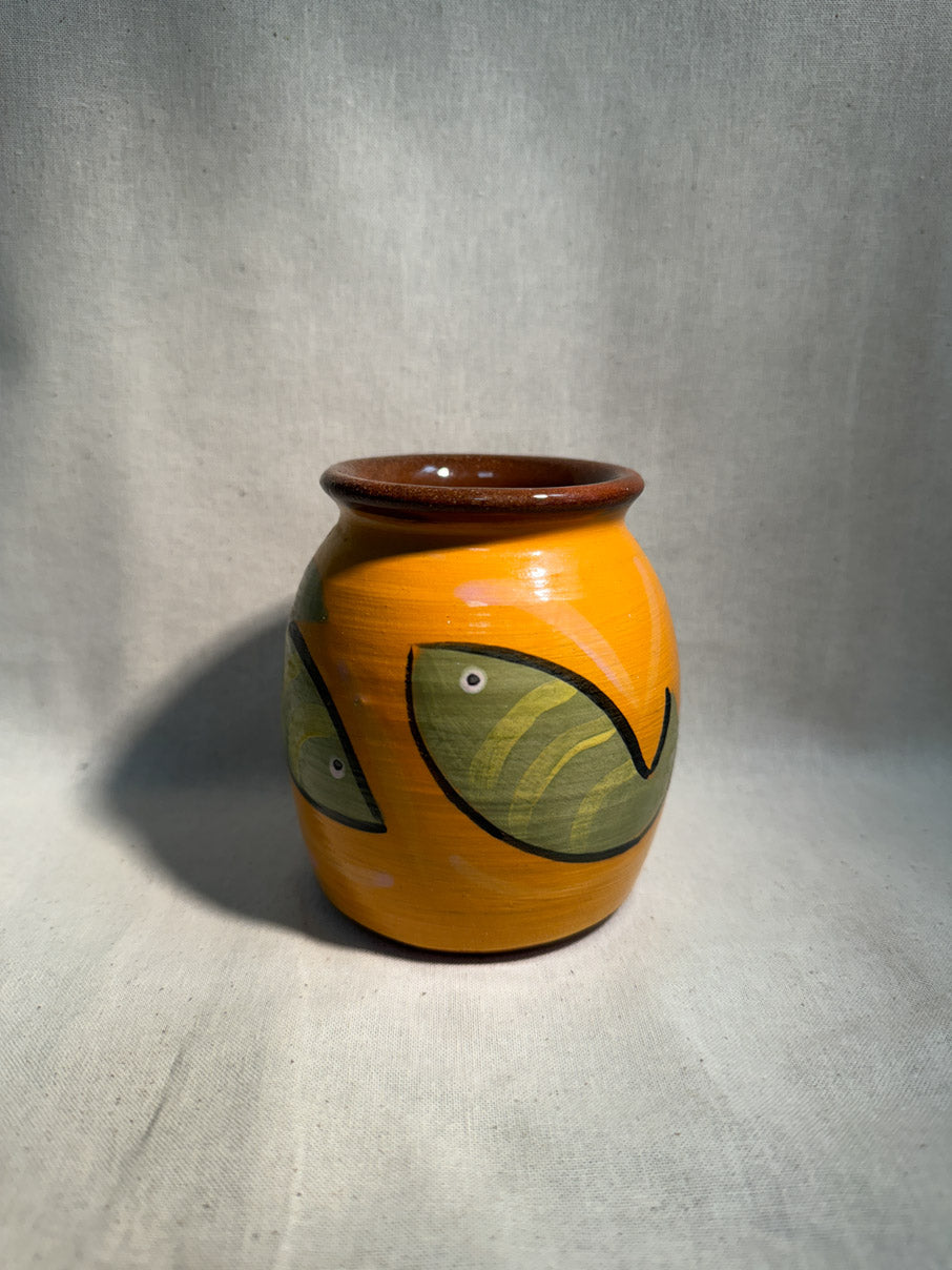 Ceramic fish vase