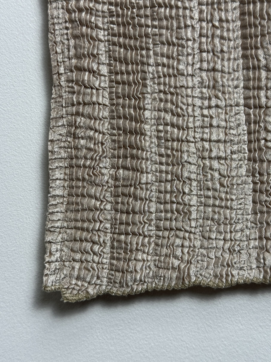 Plisse scoop neck top (S)