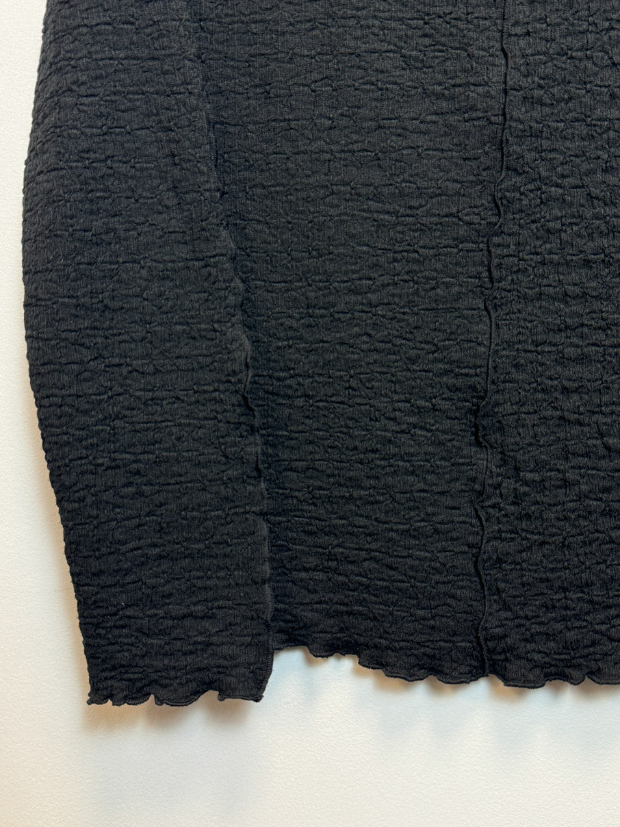 Long sleeved textured top (S)