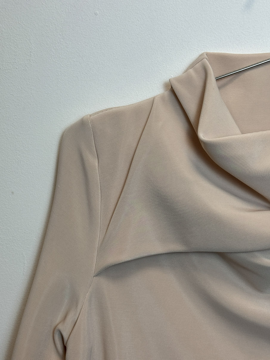 Mock neck long line tunic (S)