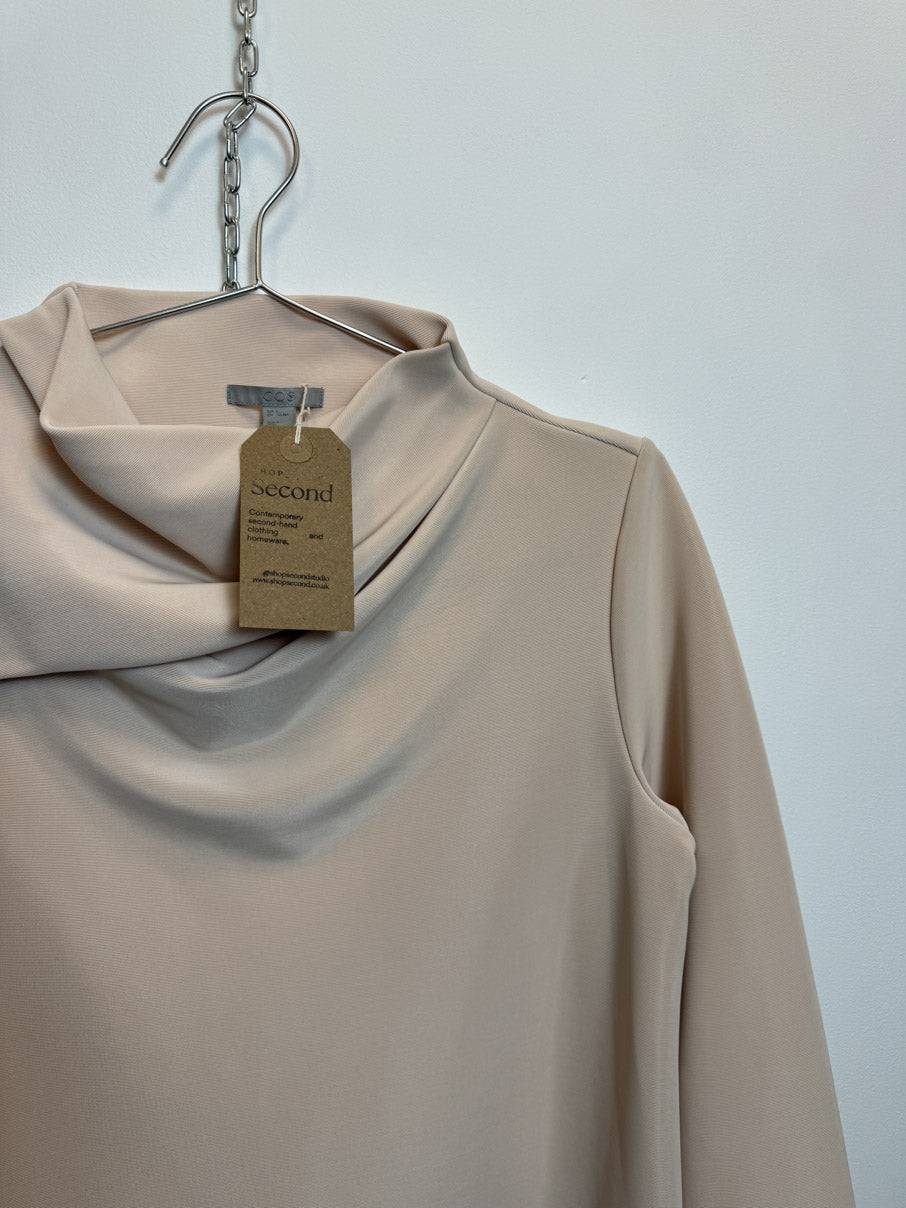 Mock neck long line tunic (S)