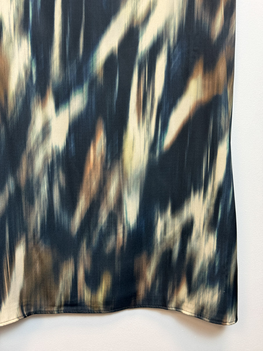 Abstract print tshirt dress (XL)