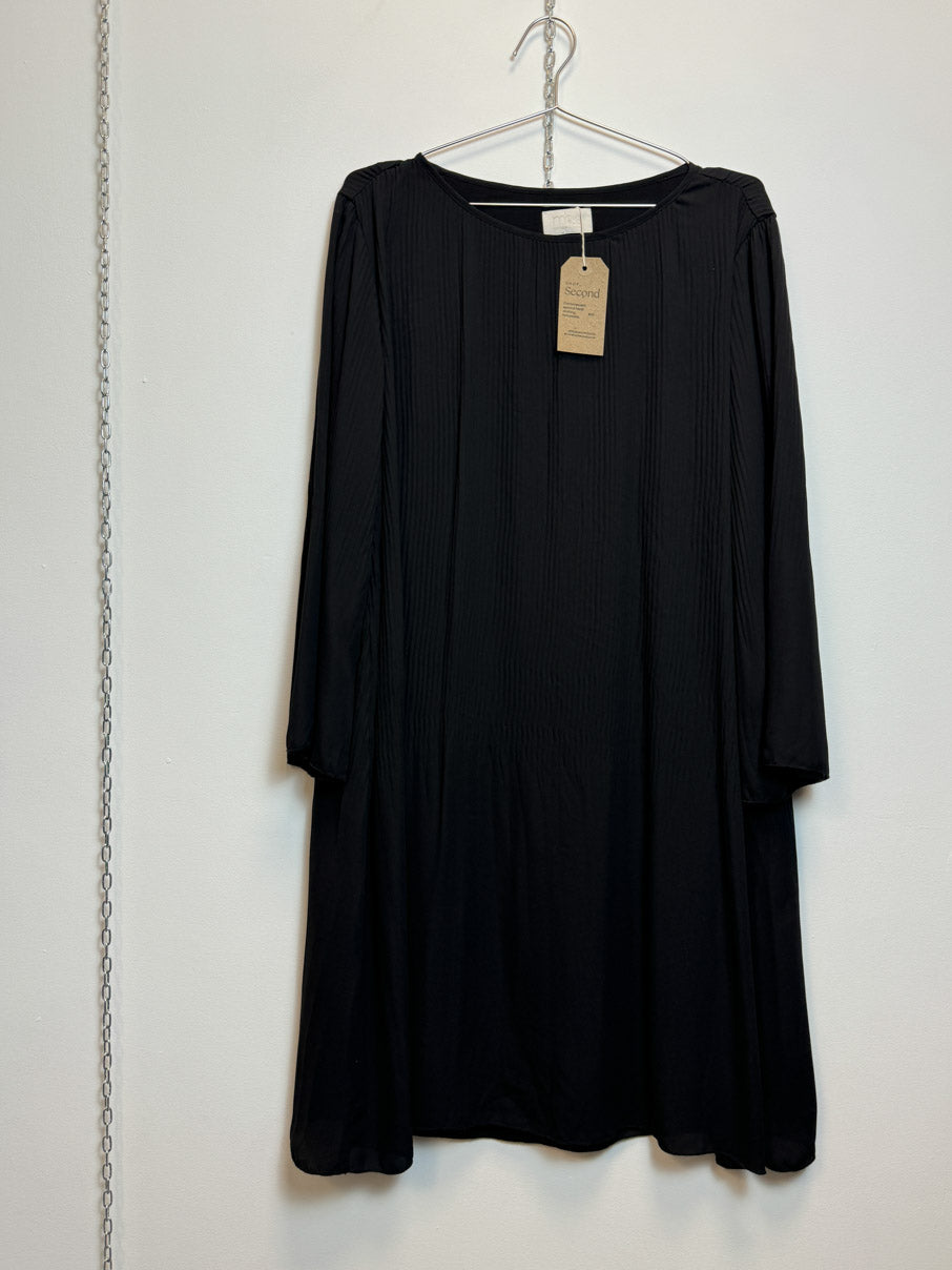 Plisse 60s midi dress (M)