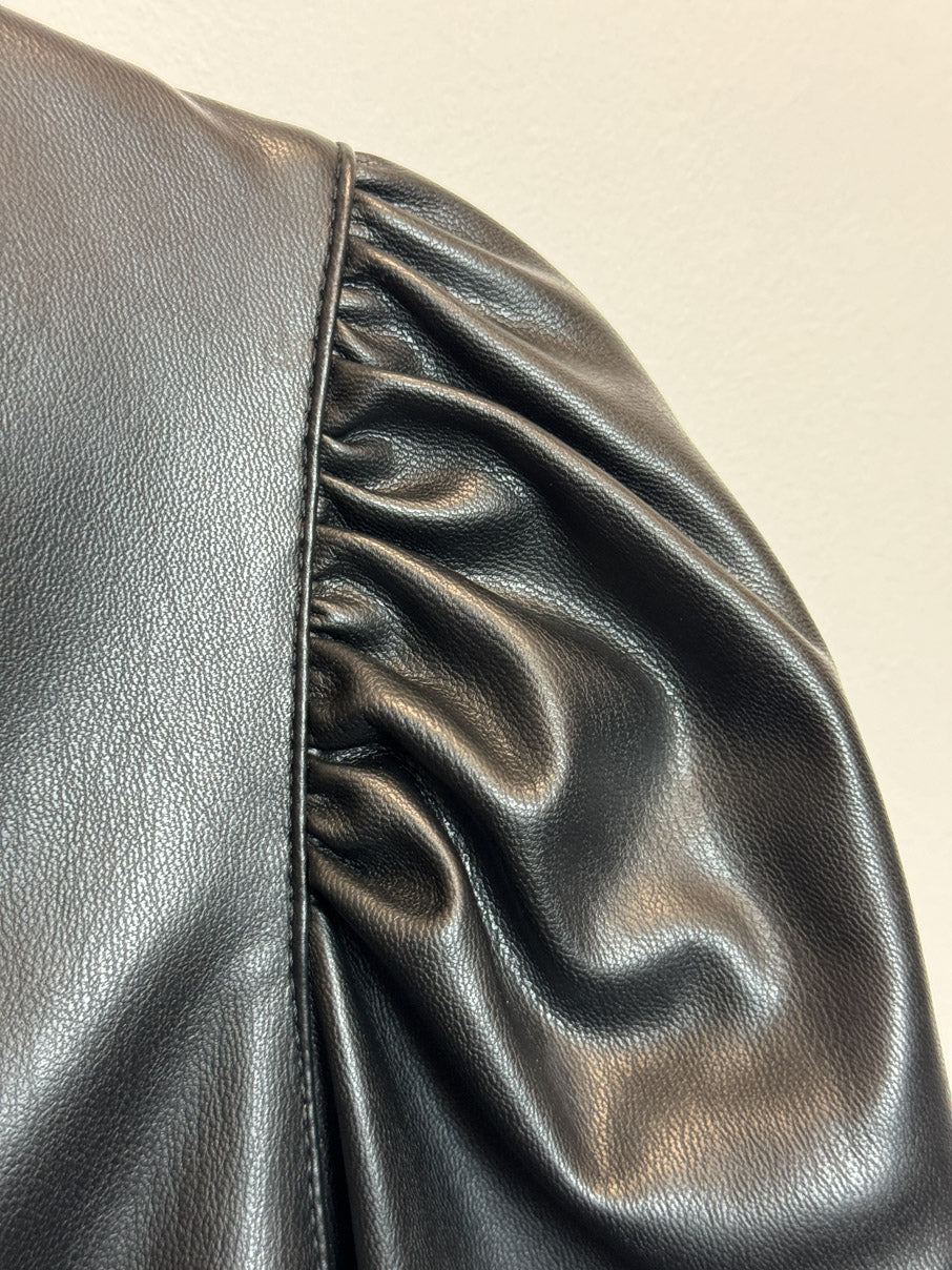 Faux leather dress (M)
