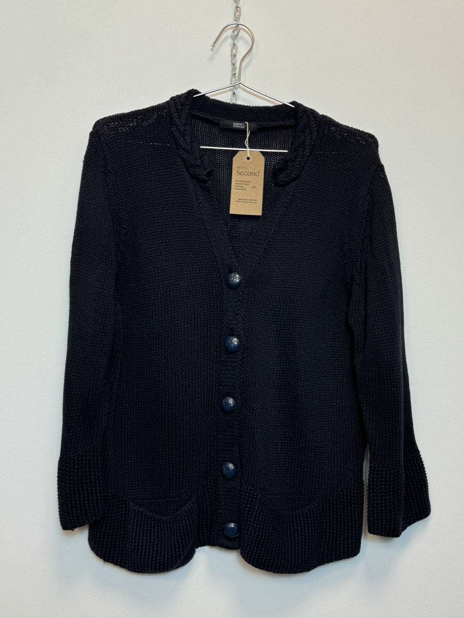Mid-weight knit cardigan (M)