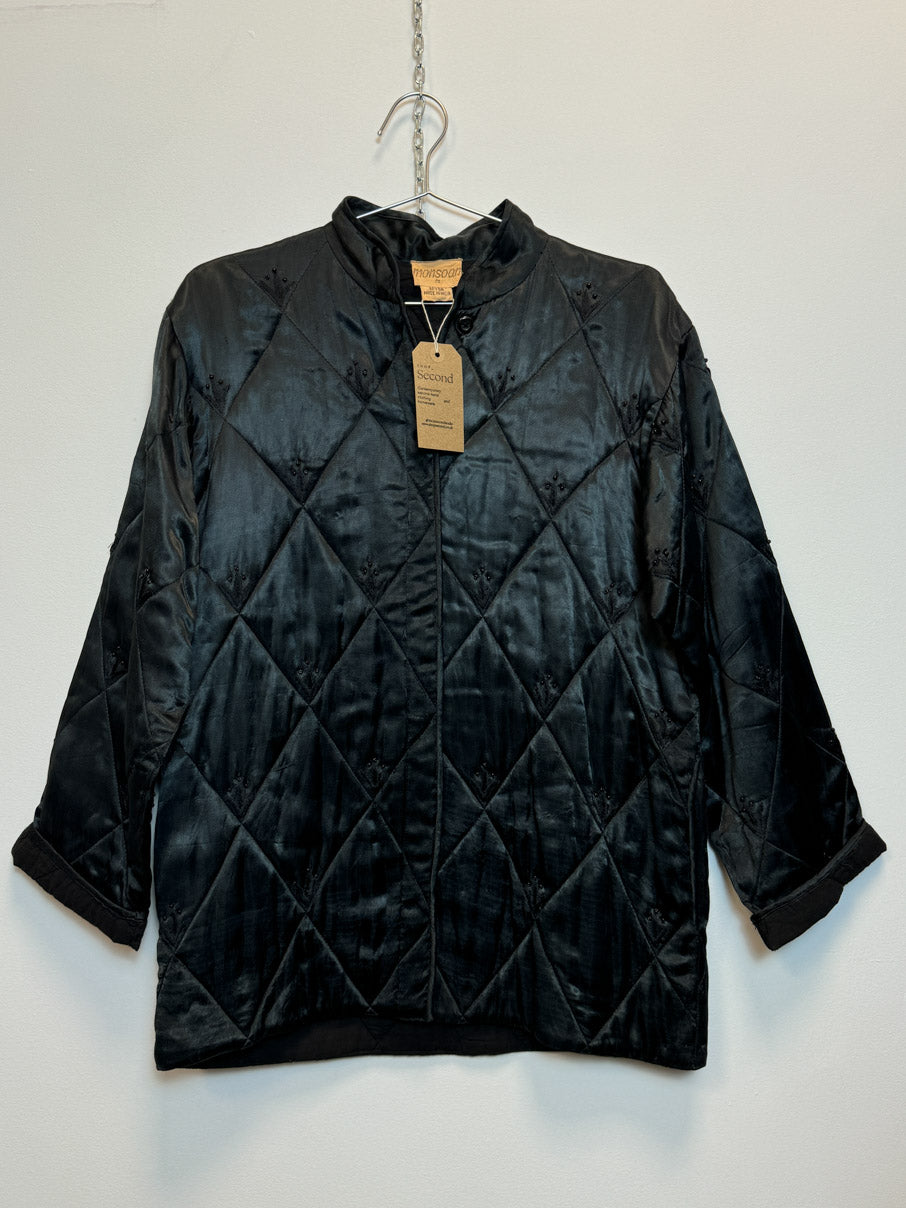 Beaded quilted jacket (M)