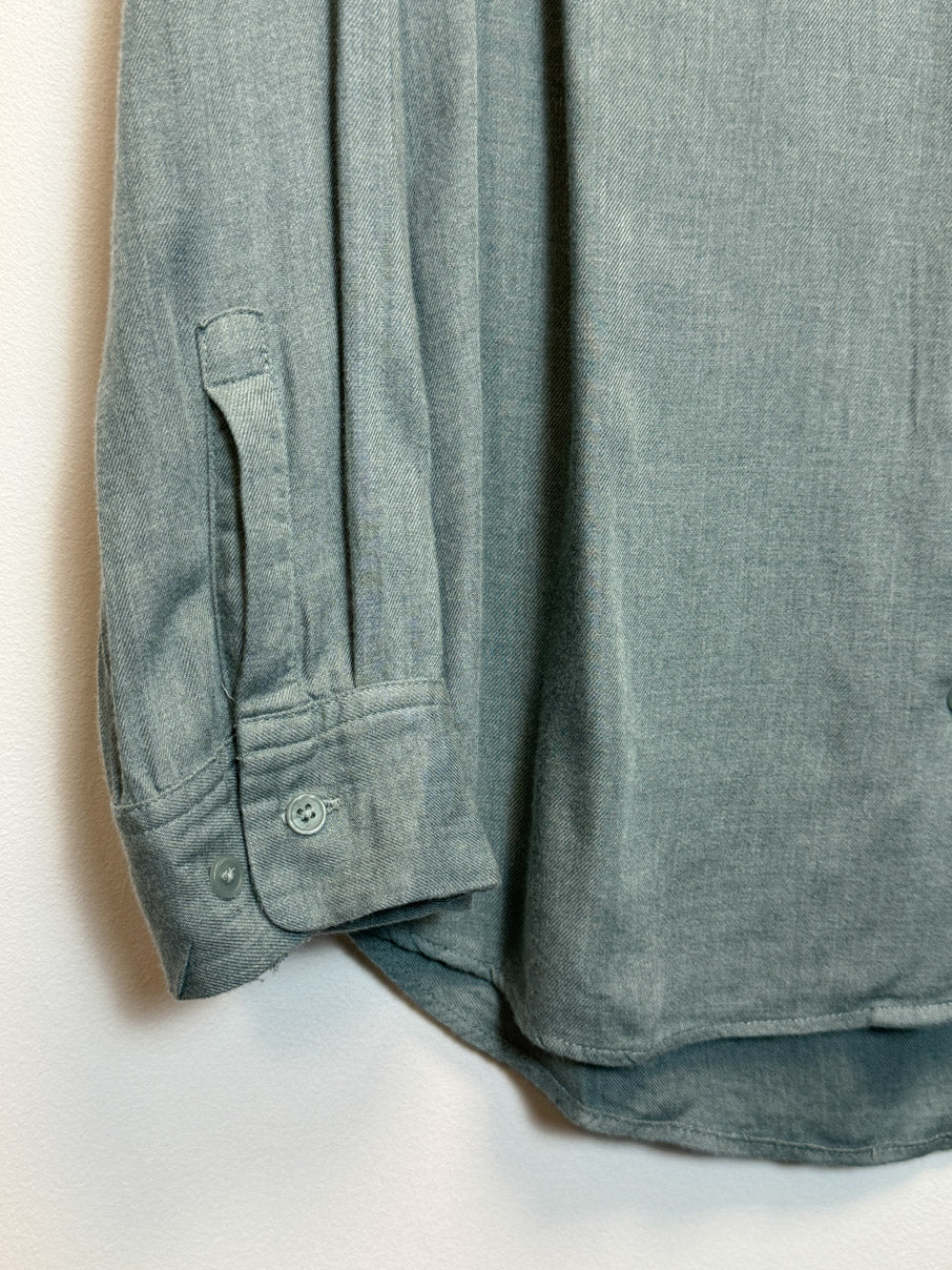 Brushed cotton button up shirt (M)