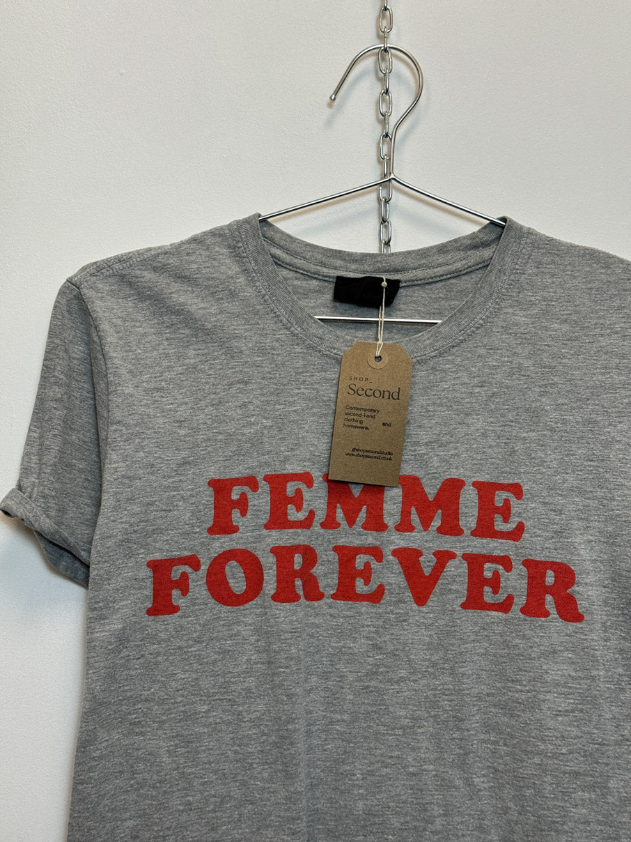 Vintage slogan tshirt (M)