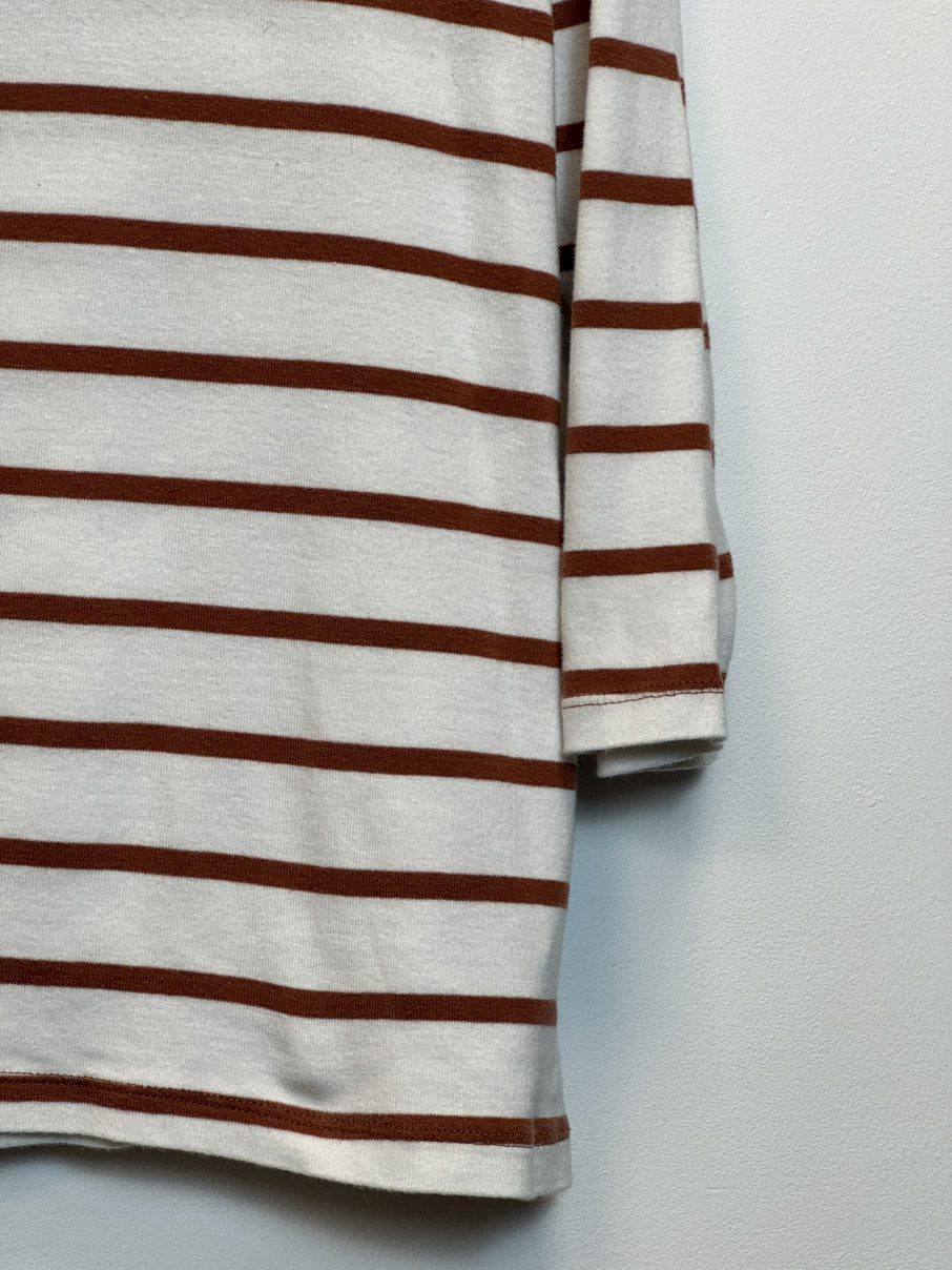 Neutral stripe breton jersey (L)