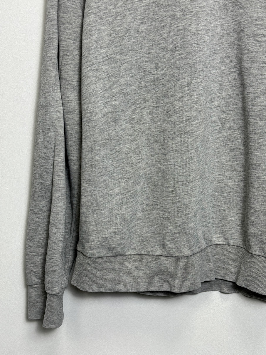 Grey marl sweatshirt (M)