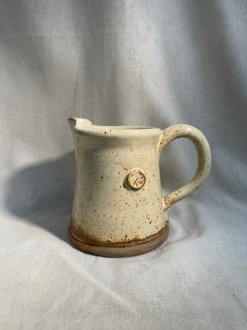 Stoneware splatter jug