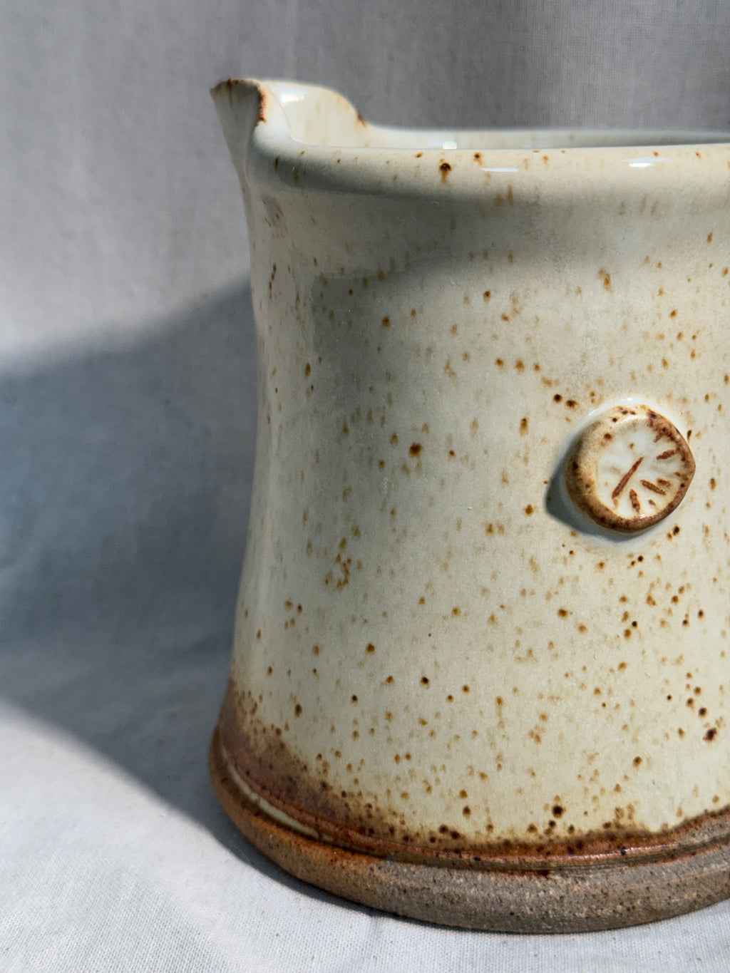 Stoneware splatter jug