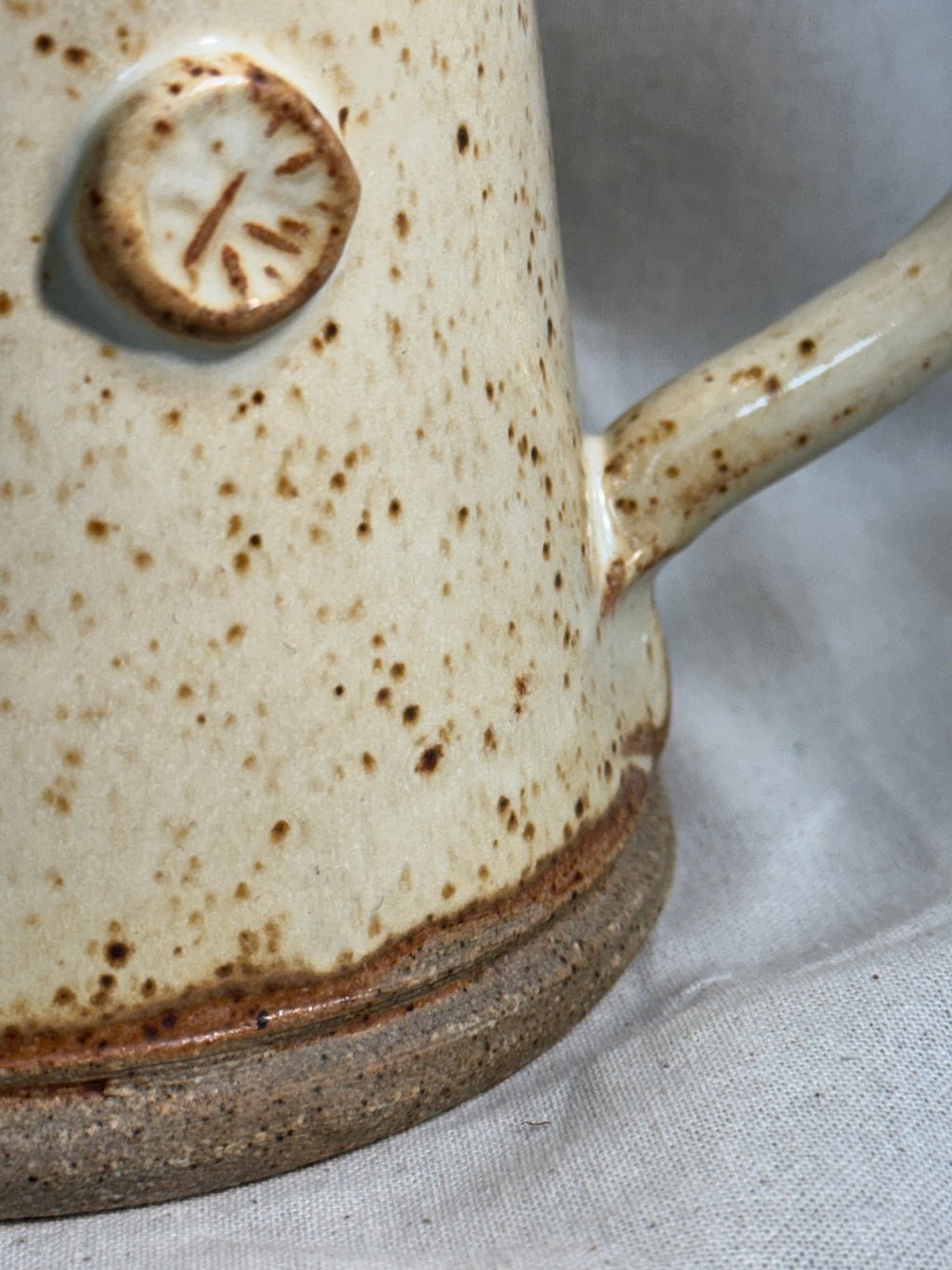 Stoneware splatter jug