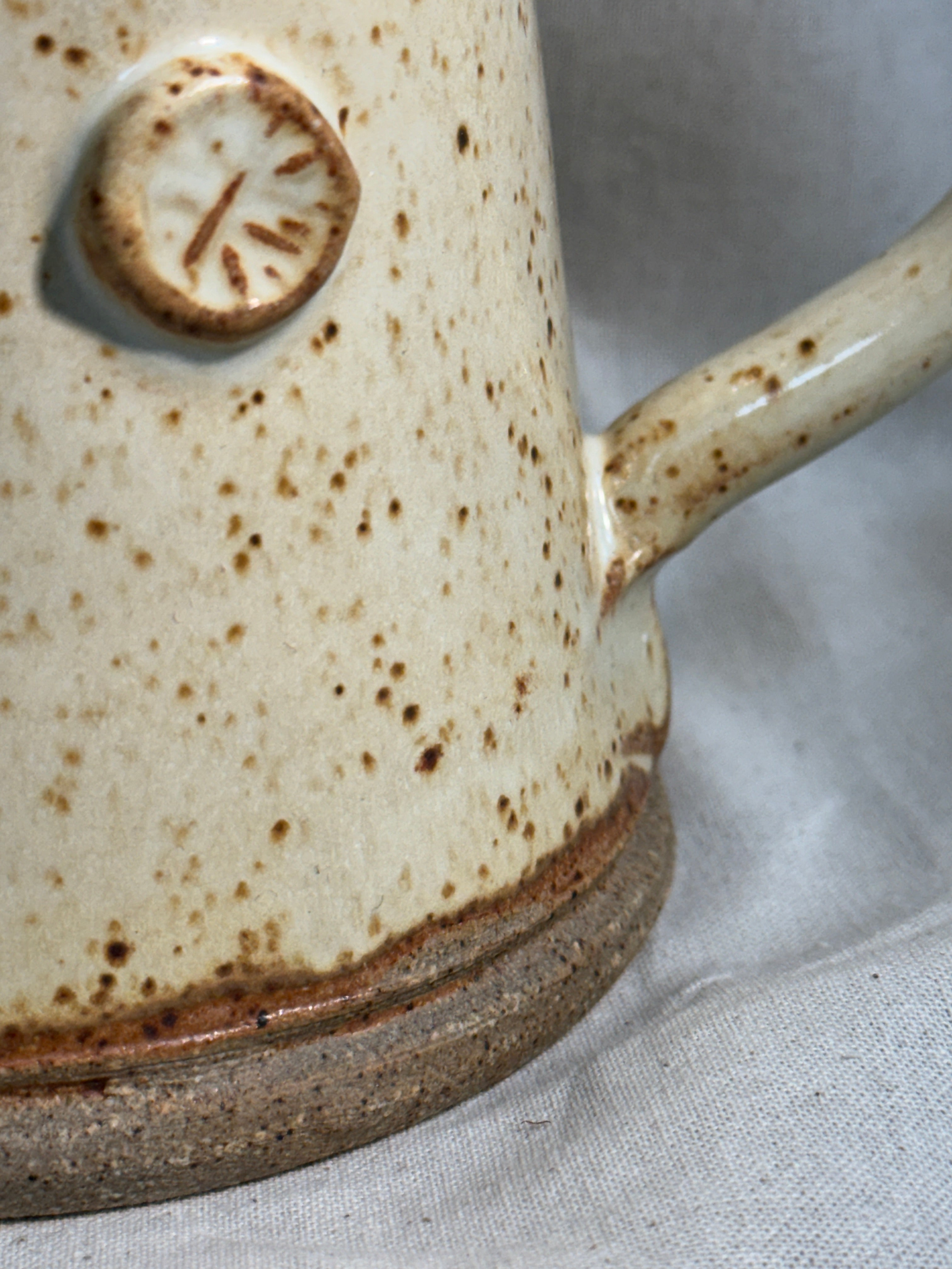 Stoneware splatter jug