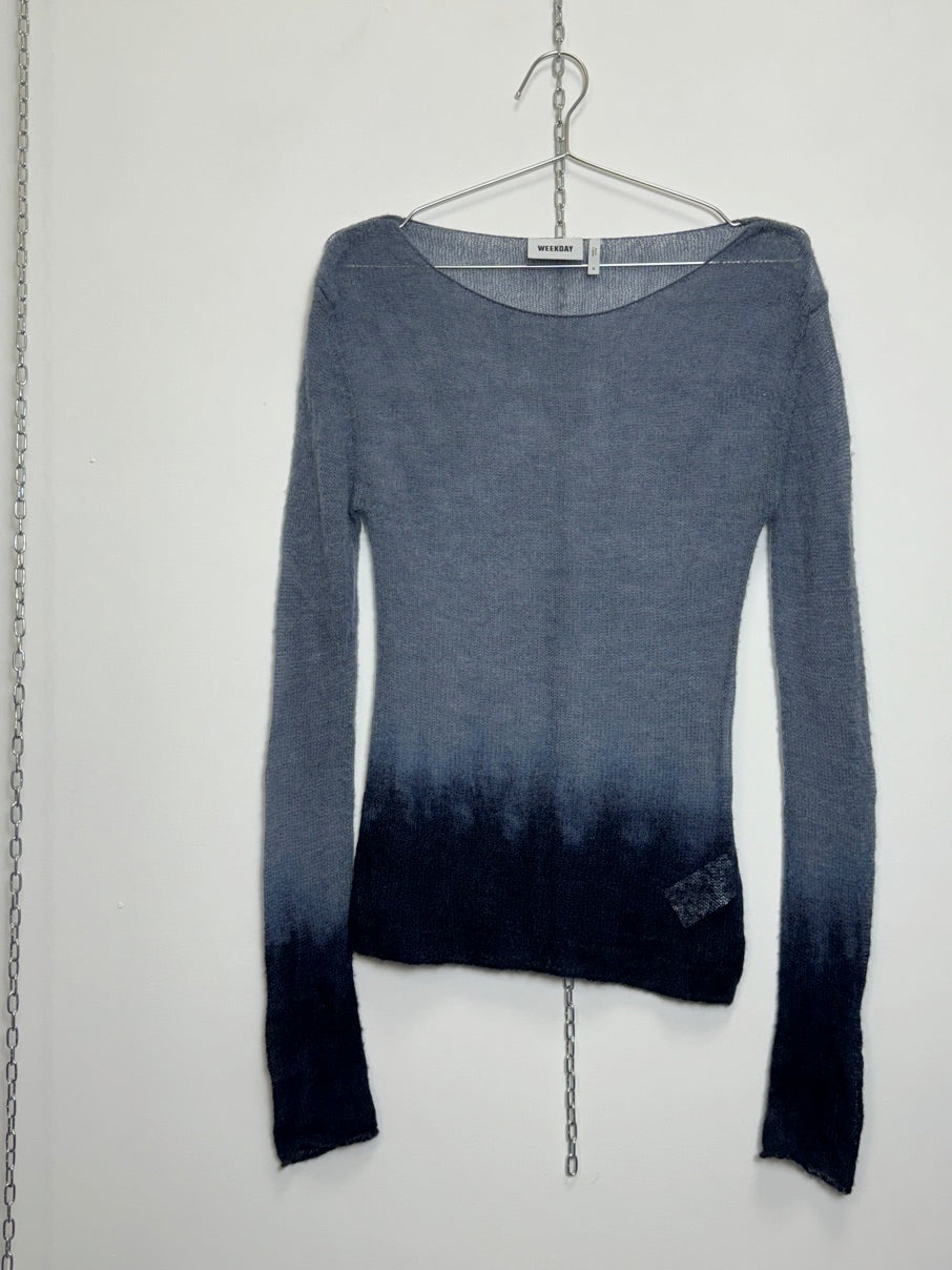 Dip dye jumper (S)