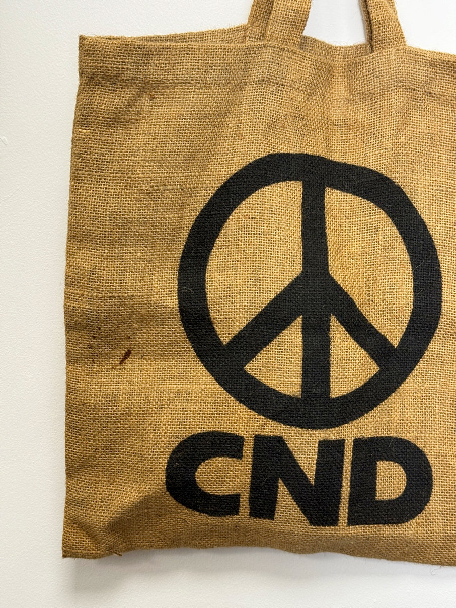 CND jute tote bag