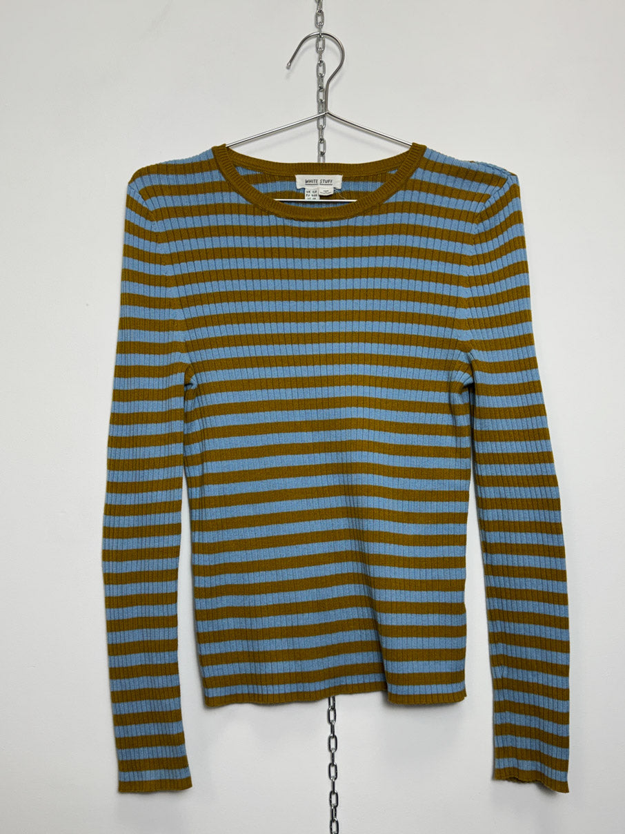 Striped light jumper (M)