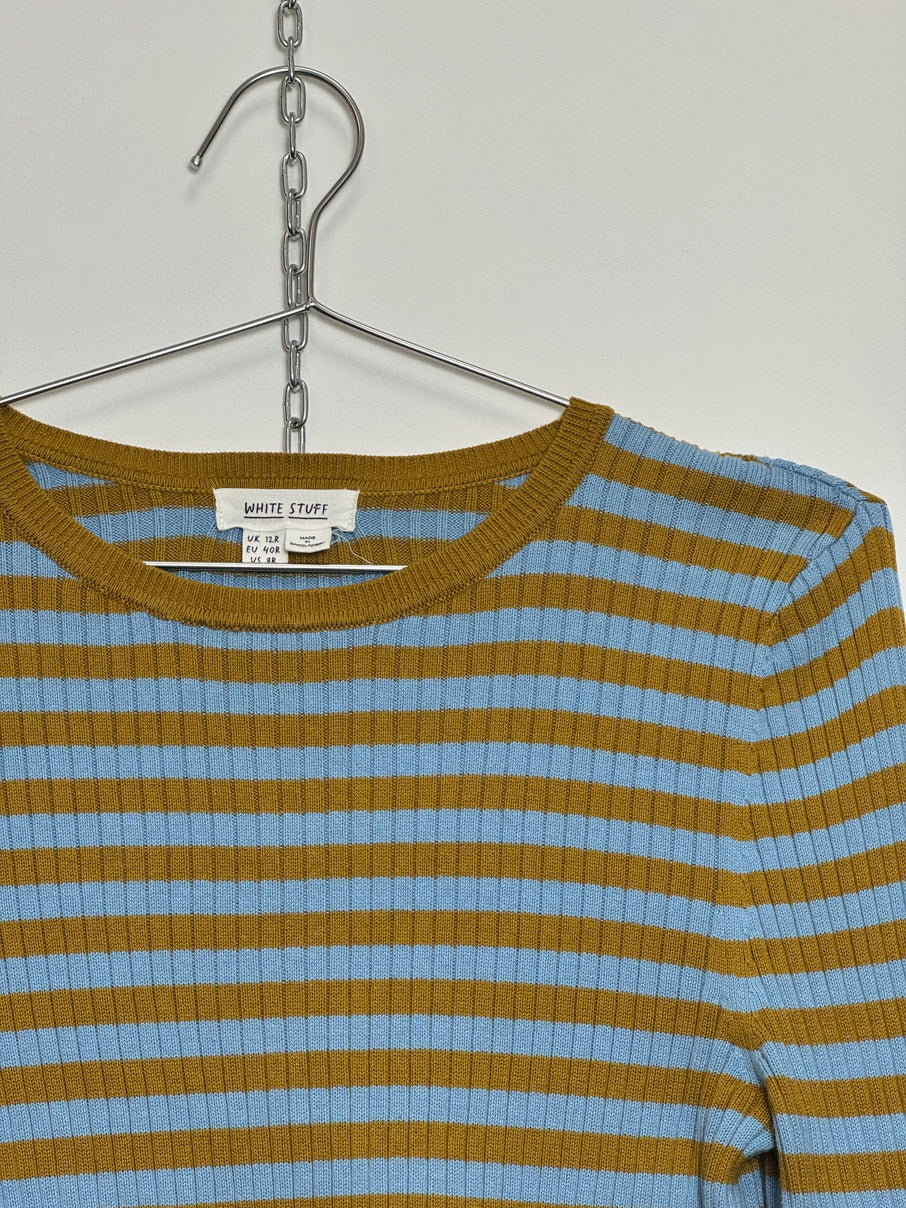 Striped light jumper (M)