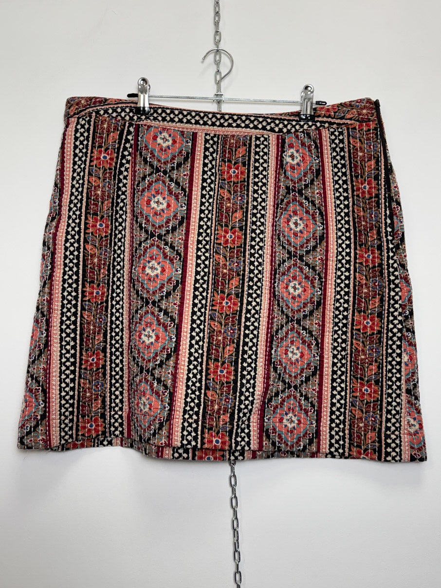 Quilted mini skirt (M / L)