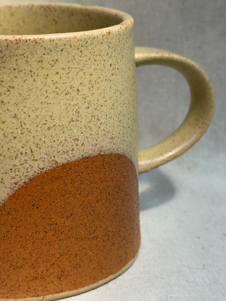 Geometric ceramic mugs (pair)